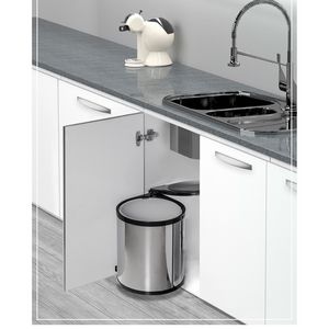 سطل گرد زیر سینک با قابلیت نصب روی درب کد:9130