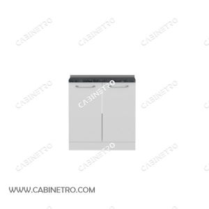 کابینت آماده | زیرسینک سفید 80 سانتی S1