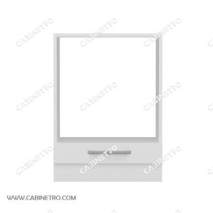 کابینت آماده | زمینی جای فر سفید 60 سانتی