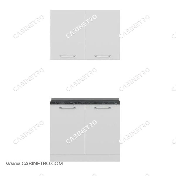 کابینت آشپزخانه | سفید 100 سانتی S1