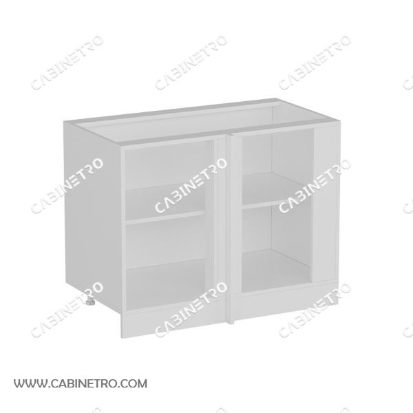کابینت آماده | زمینی کنجی سفید 105 سانتی