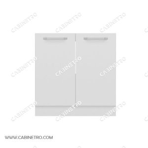 کابینت آماده | زیر سینک سفید 80 سانتی