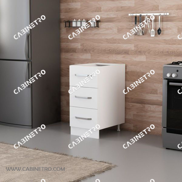 کابینت آماده | کشو سفید 40 سانتی