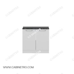 کابینت آماده | زیرسینک سفید 90 سانتی S1