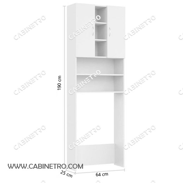 کابینت ماشین لباسشویی سفید LSS-64