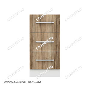 کابینت پیش ساخته | 3 کشو 40 سانت گردویی