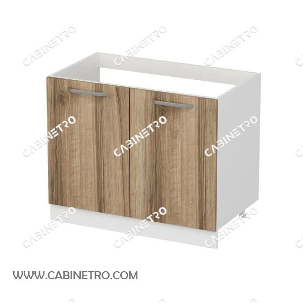 کابینت پیش ساخته | زیر سینک 100 سانت گردویی